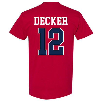 Ole Miss - NCAA Baseball : Dominic Decker - Fashion Shersey T-Shirt-1