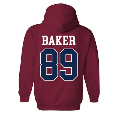 Ole Miss - NCAA Football : Mikey Baker - Fashion Shersey Hooded Sweatshirt-1