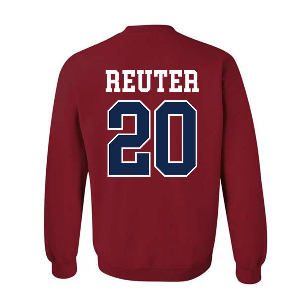 Ole Miss - NCAA Baseball : Collin Reuter - Fashion Shersey Crewneck Sweatshirt-1