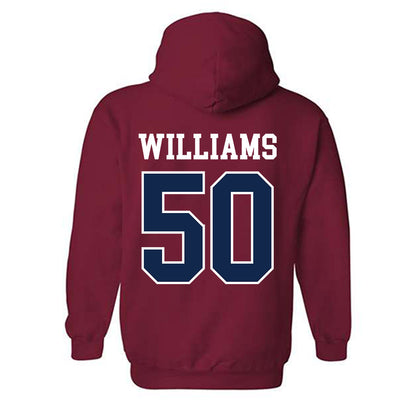 Ole Miss - NCAA Football : Jayden Williams - Fashion Shersey Hooded Sweatshirt-1