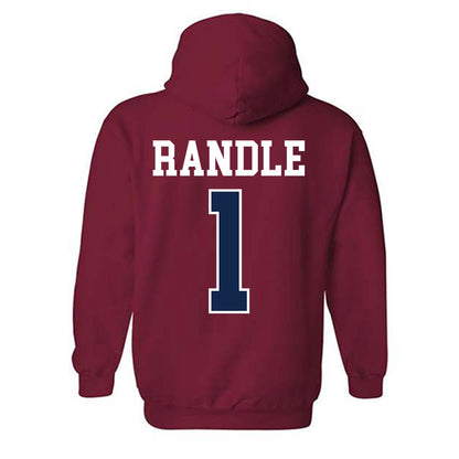 Ole Miss - NCAA Baseball : Brayden Randle - Fashion Shersey Hooded Sweatshirt-1