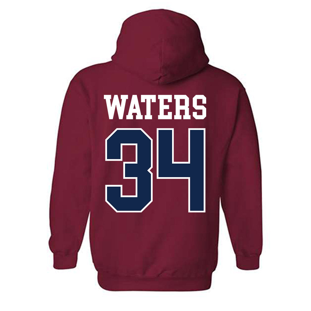 Ole Miss - NCAA Baseball : Landon Waters - Fashion Shersey Hooded Sweatshirt-1