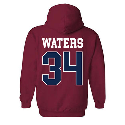 Ole Miss - NCAA Baseball : Landon Waters - Fashion Shersey Hooded Sweatshirt-1