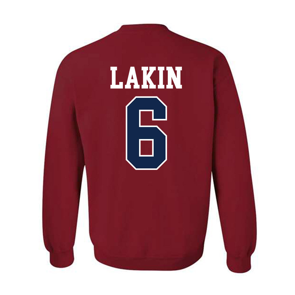 Ole Miss - NCAA Women's Soccer : Katie Lakin - Fashion Shersey Crewneck Sweatshirt-1