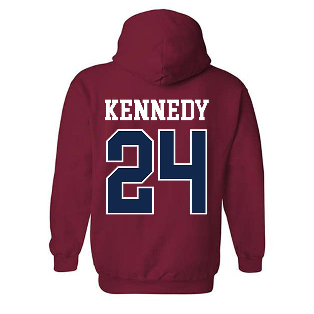 Ole Miss - NCAA Softball : Payton Kennedy - Fashion Shersey Hooded Sweatshirt-1