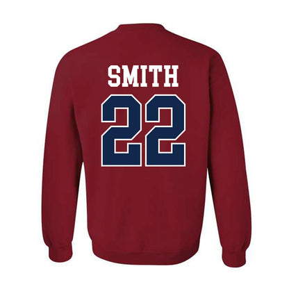 Ole Miss - NCAA Men's Basketball : Max Smith - Fashion Shersey Crewneck Sweatshirt-1