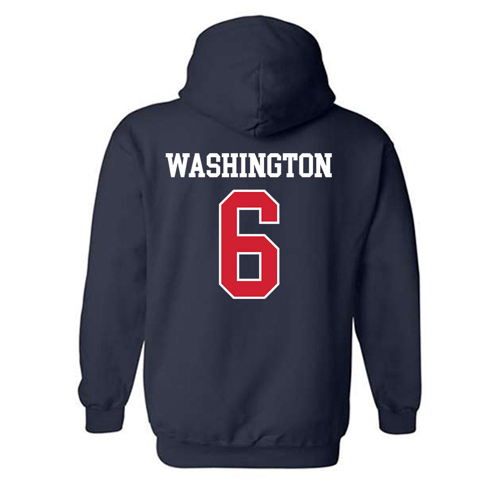 Ole Miss - NCAA Women's Volleyball : Nia Washington - Classic Shersey Hooded Sweatshirt-1