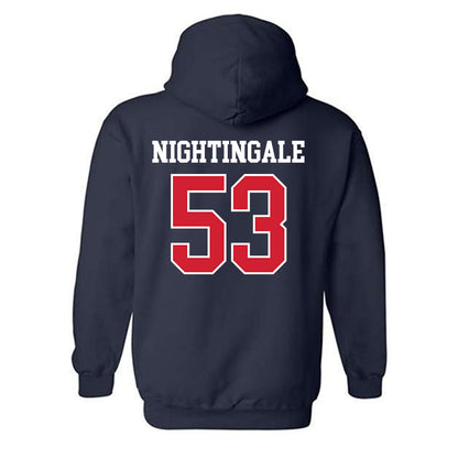 Ole Miss - NCAA Football : Trey Nightingale - Classic Shersey Hooded Sweatshirt-1