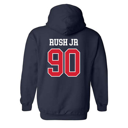 Ole Miss - NCAA Football : Jeffery Rush Jr - Classic Shersey Hooded Sweatshirt-1