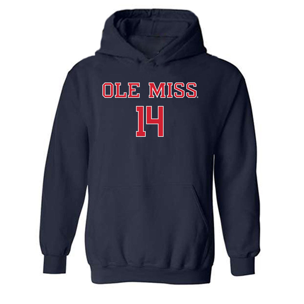 Ole Miss - NCAA Softball : Abby Herndon - Classic Shersey Hooded Sweatshirt-0