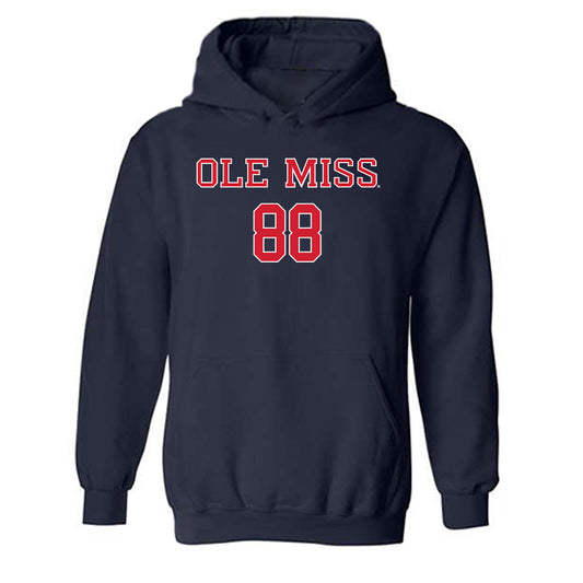 Ole Miss - NCAA Football : Devin Price - Classic Shersey Hooded Sweatshirt-0