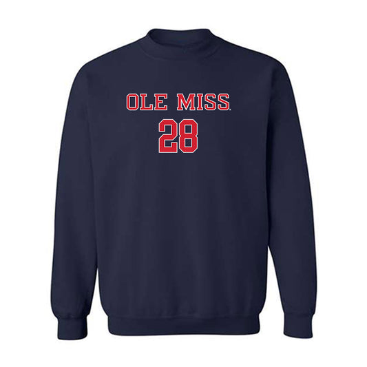 Ole Miss - NCAA Baseball : Noah Allen - Classic Shersey Crewneck Sweatshirt-0