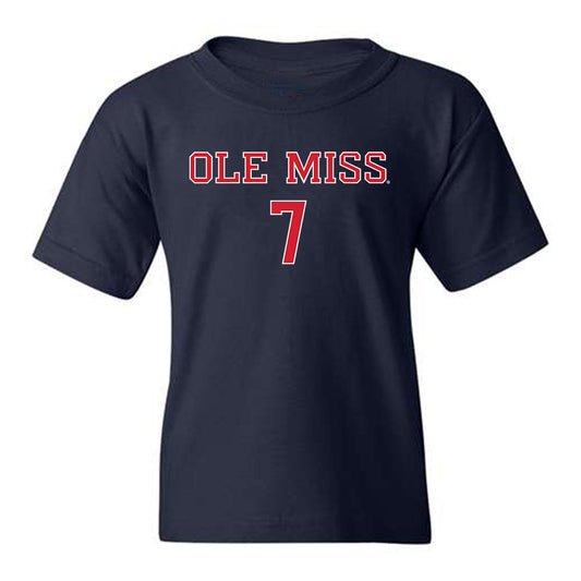 Ole Miss - NCAA Women's Soccer : Ek Uithoven - Classic Shersey Youth T-Shirt