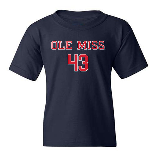 Ole Miss - NCAA Baseball : Bodie Vail - Classic Shersey Youth T-Shirt-0