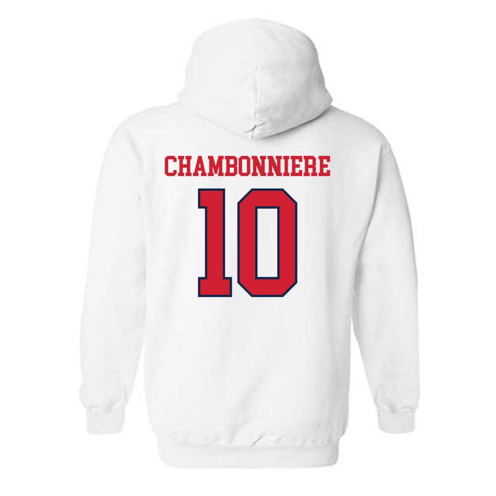 Ole Miss - NCAA Men's Tennis : Matthieu Chambonniere - Fashion Shersey Hooded Sweatshirt-1