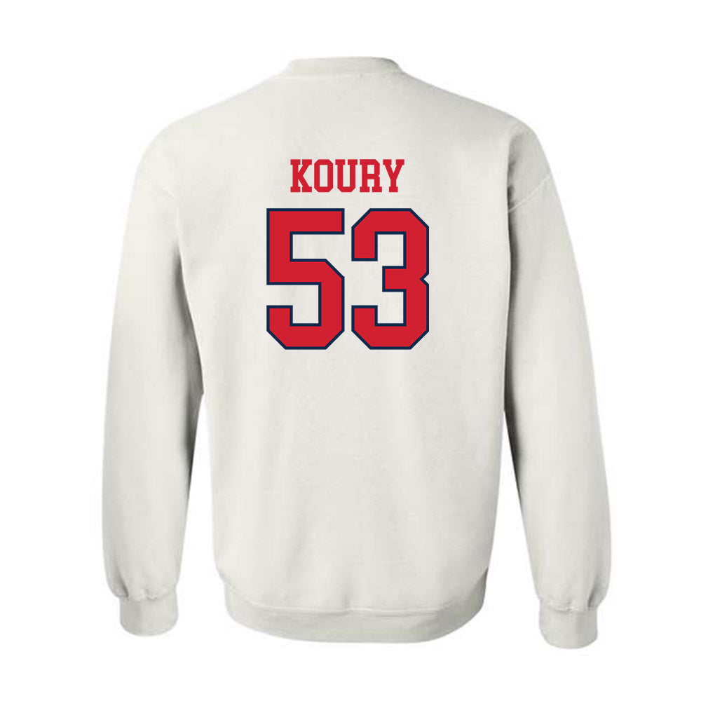 Ole Miss - NCAA Football : Joe Koury - Fashion Shersey Crewneck Sweatshirt-1
