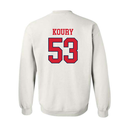 Ole Miss - NCAA Football : Joe Koury - Fashion Shersey Crewneck Sweatshirt-1