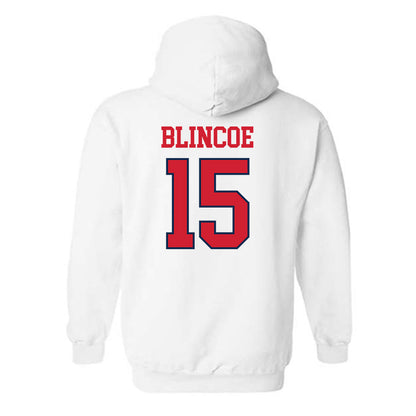 Ole Miss - NCAA Women's Soccer : Tate Blincoe - Fashion Shersey Hooded Sweatshirt-1