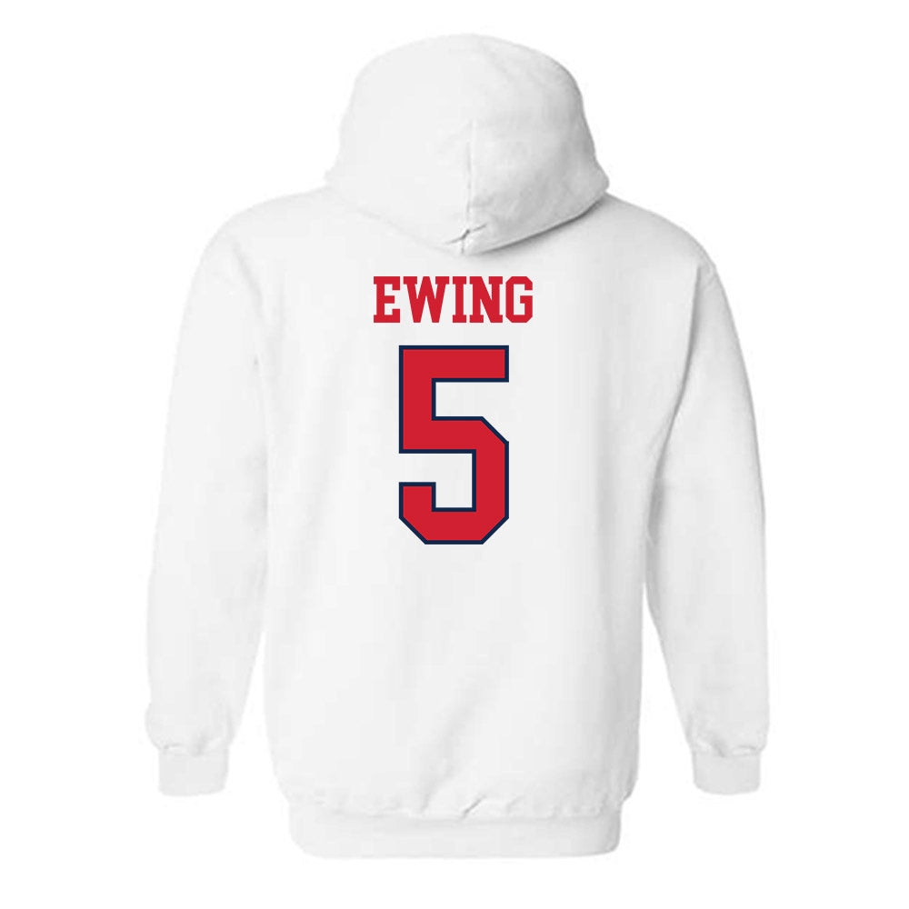 Ole Miss - NCAA Women's Soccer : Evie Ewing - Fashion Shersey Hooded Sweatshirt-1