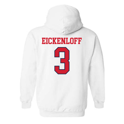 Ole Miss - NCAA Women's Volleyball : Carson Eickenloff - Fashion Shersey Hooded Sweatshirt-1