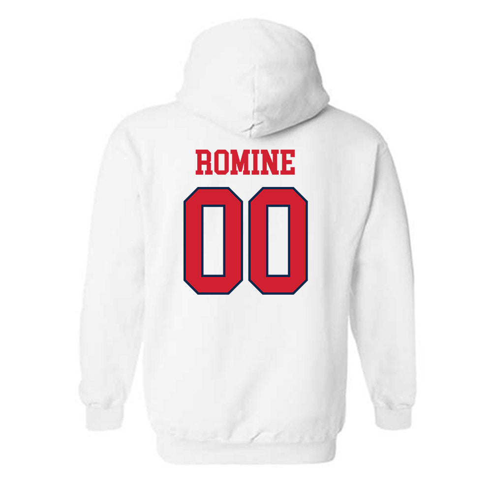 Ole Miss - NCAA Baseball : Luke Romine - Fashion Shersey Hooded Sweatshirt-1