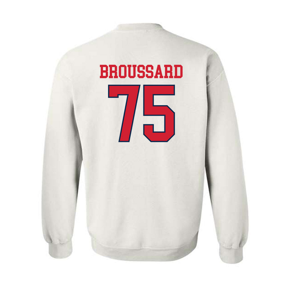 Ole Miss - NCAA Football : Kavion Broussard - Fashion Shersey Crewneck Sweatshirt