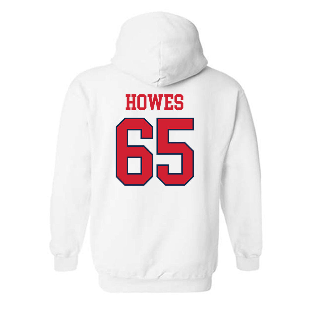 Ole Miss - NCAA Football : Connor Howes - Fashion Shersey Hooded Sweatshirt-1
