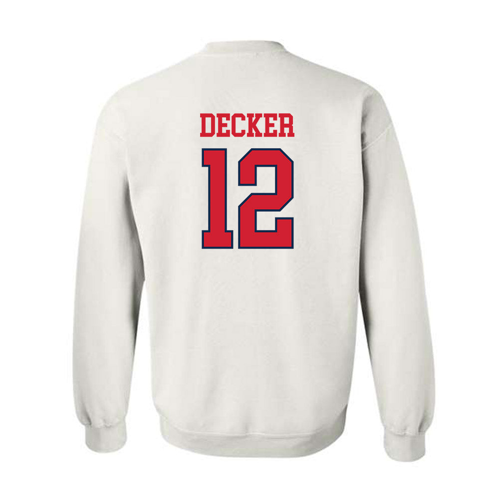 Ole Miss - NCAA Baseball : Dominic Decker - Fashion Shersey Crewneck Sweatshirt-1