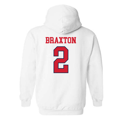 Ole Miss - NCAA Football : Jaylon Braxton - Fashion Shersey Hooded Sweatshirt-1