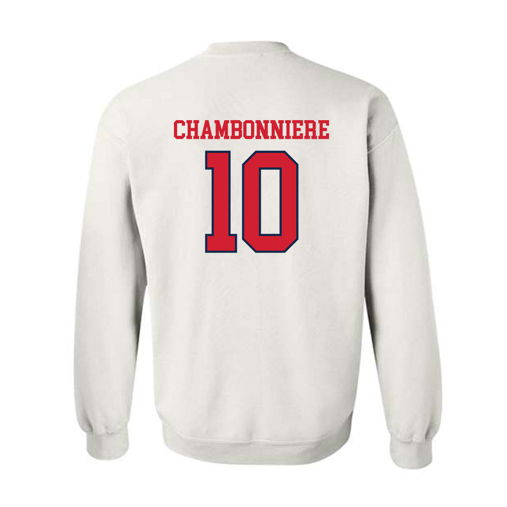 Ole Miss - NCAA Men's Tennis : Matthieu Chambonniere - Fashion Shersey Crewneck Sweatshirt-1