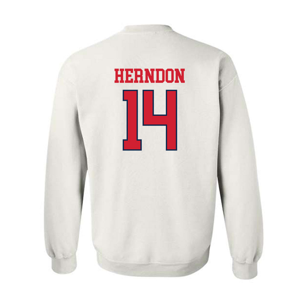 Ole Miss - NCAA Softball : Abby Herndon - Fashion Shersey Crewneck Sweatshirt-1