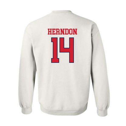 Ole Miss - NCAA Softball : Abby Herndon - Fashion Shersey Crewneck Sweatshirt-1