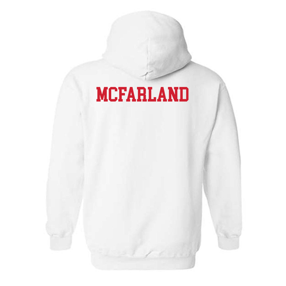 Ole Miss - NCAA Women's Track & Field : Katie McFarland - Fashion Shersey Hooded Sweatshirt-1