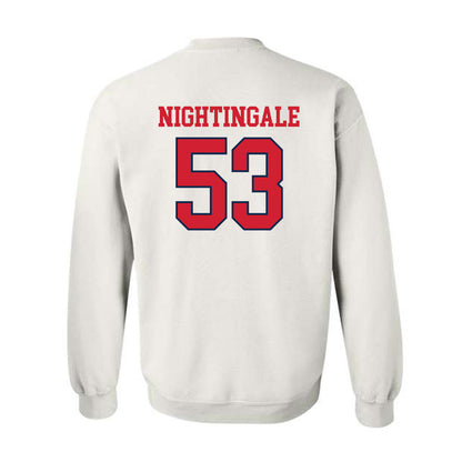 Ole Miss - NCAA Football : Trey Nightingale - Fashion Shersey Crewneck Sweatshirt-1