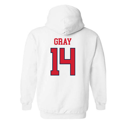 Ole Miss - NCAA Women's Soccer : Isabella Gray - Fashion Shersey Hooded Sweatshirt-1