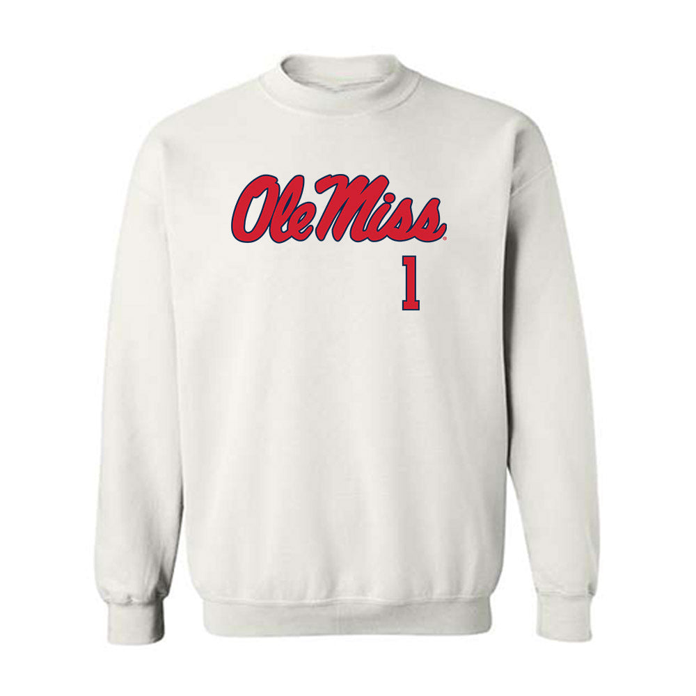 Ole Miss - NCAA Baseball : Brayden Randle - Fashion Shersey Crewneck Sweatshirt-0