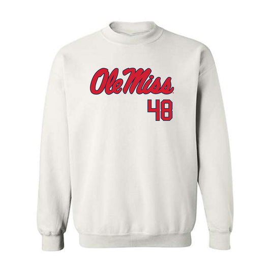 Ole Miss - NCAA Football : Mark Trigg Jr - Fashion Shersey Crewneck Sweatshirt-0