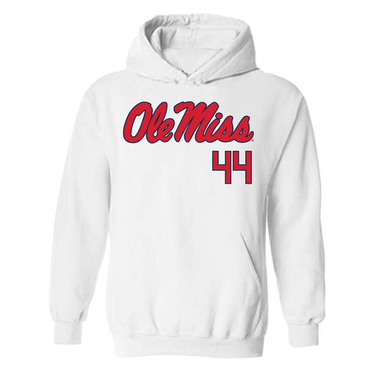 Ole Miss - NCAA Football : Andrew Jones - Fashion Shersey Hooded Sweatshirt-0