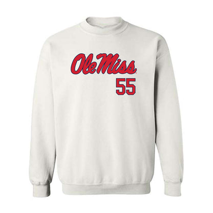 Ole Miss - NCAA Baseball : Leo Odom - Fashion Shersey Crewneck Sweatshirt-0