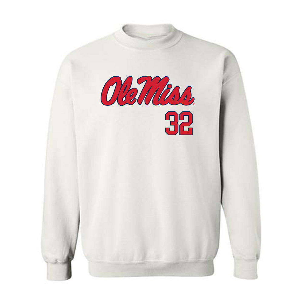 Ole Miss - NCAA Softball : Madilynn George - Fashion Shersey Crewneck Sweatshirt-0