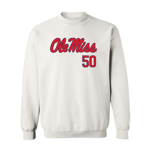 Ole Miss - NCAA Football : Jayden Williams - Fashion Shersey Crewneck Sweatshirt-0