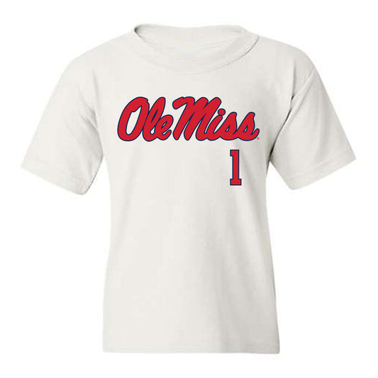 Ole Miss - NCAA Men's Basketball : Mikeal Brown-Jones - Fashion Shersey Youth T-Shirt-0