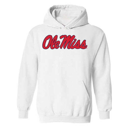 Ole Miss - NCAA Men's Track & Field : Ashton Hearn - Fashion Shersey Hooded Sweatshirt-0