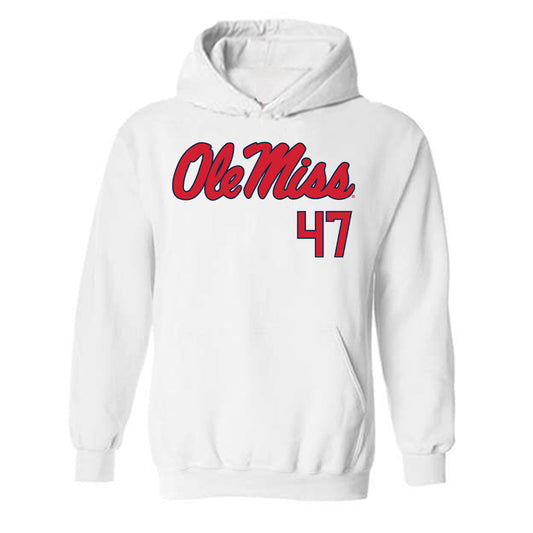 Ole Miss - NCAA Football : Anthony Aguirre - Fashion Shersey Hooded Sweatshirt-0