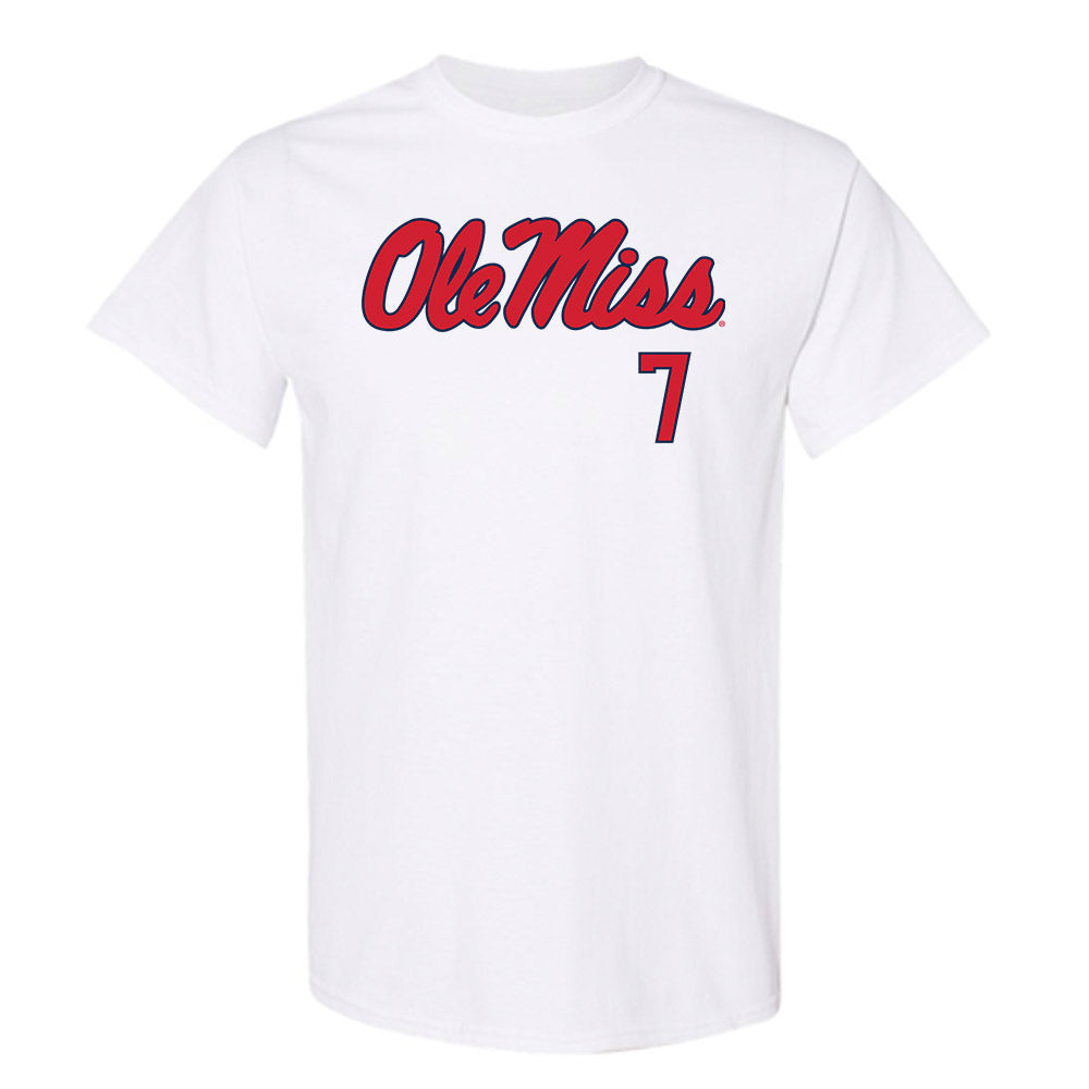 Ole Miss - NCAA Football : Traylon Ray - Fashion Shersey T-Shirt-0