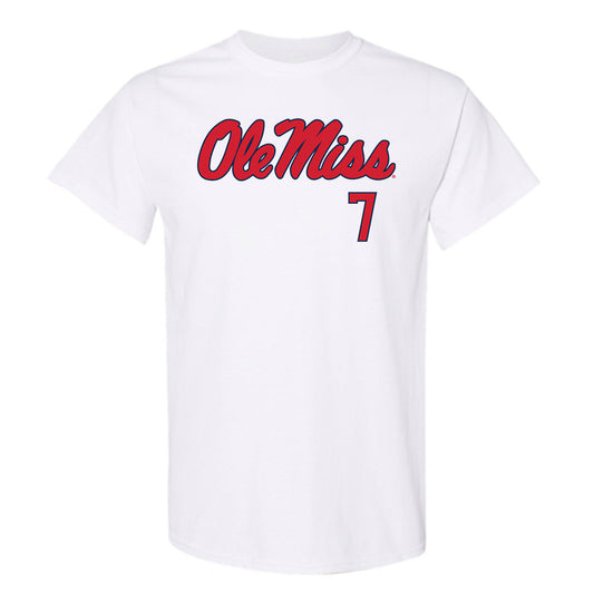 Ole Miss - NCAA Football : Traylon Ray - Fashion Shersey T-Shirt-0