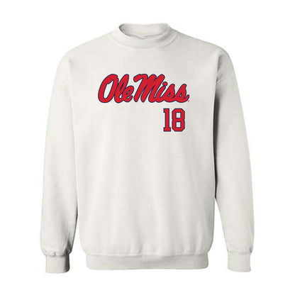 Ole Miss - NCAA Baseball : Greyson Parker - Fashion Shersey Crewneck Sweatshirt-0