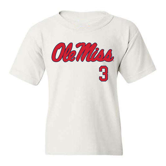 Ole Miss - NCAA Baseball : Cole Prosek - Fashion Shersey Youth T-Shirt-0