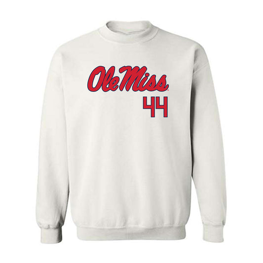 Ole Miss - NCAA Football : Andrew Jones - Fashion Shersey Crewneck Sweatshirt-0