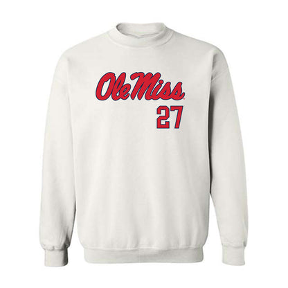 Ole Miss - NCAA Softball : Madi Heine - Fashion Shersey Crewneck Sweatshirt-0